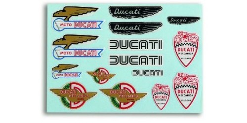 Autocollant Historique Ducati